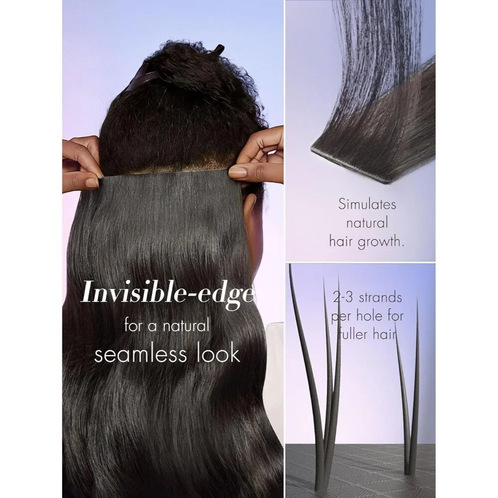 Hair Extensions Human Clip Ins Natural Black 14 in Body Wave 6Pcs
